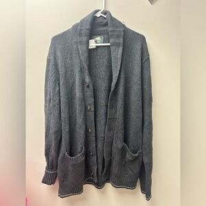 Roots Classic Button Up Knit Cardigan Sweater
